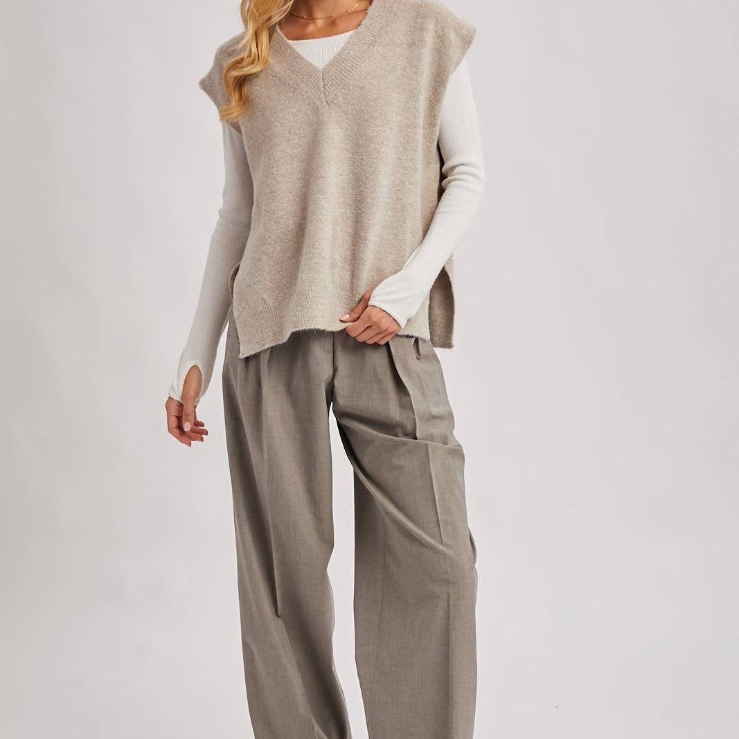 OVERSIZED KNIT VEST