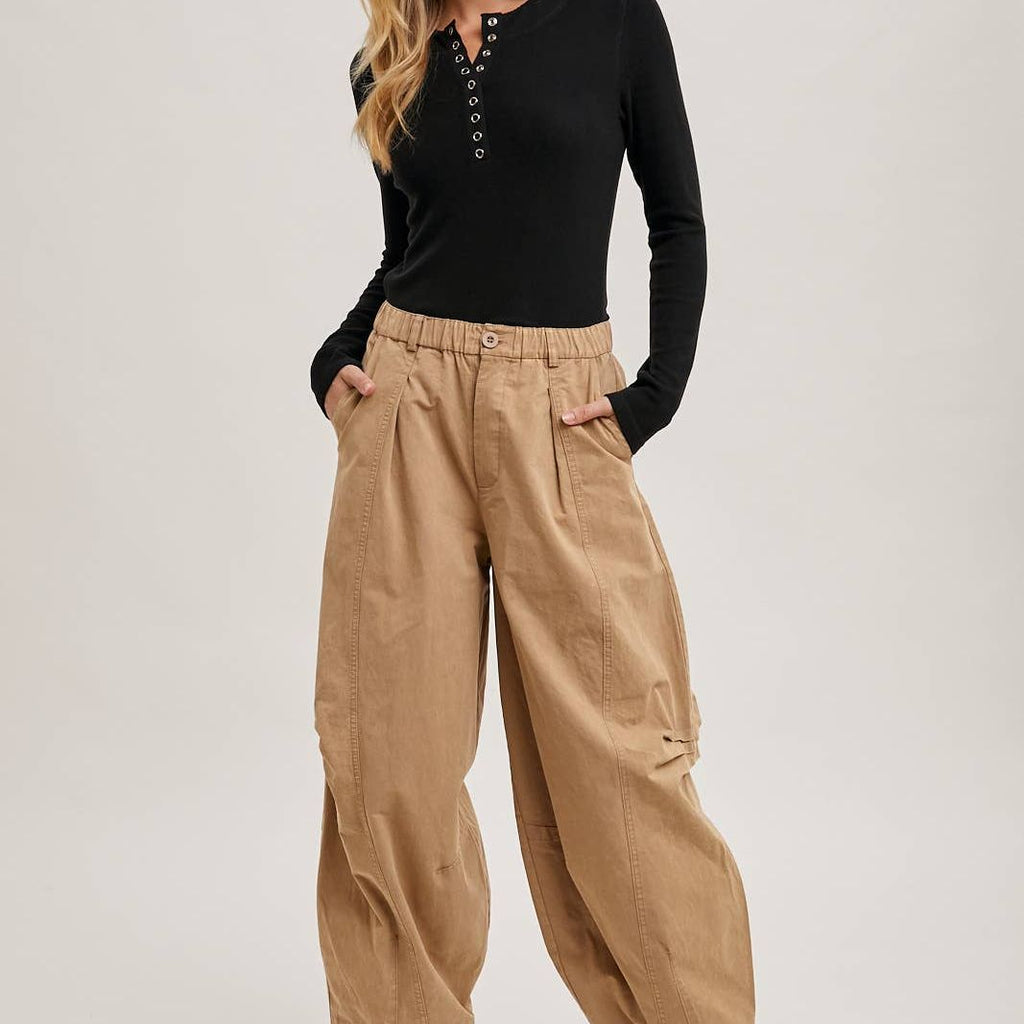 BILLOWY SILHOUETTE CHINO PANTS