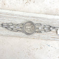Horse jewelry coin bracelet country western derby equestrian