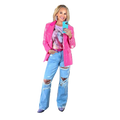 Bubble Gum Sequin Blazer