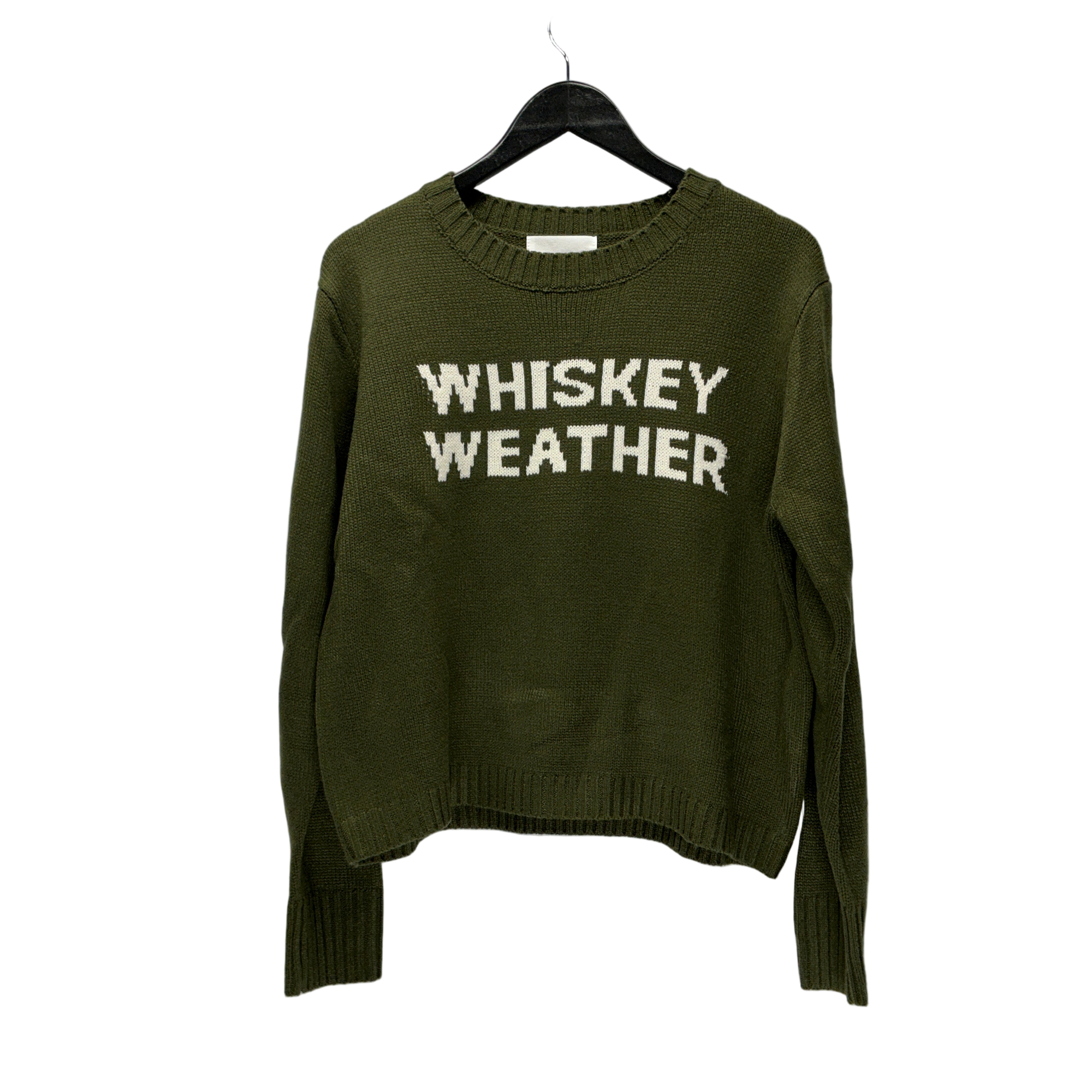 Olive Whiskey Weather Sweater