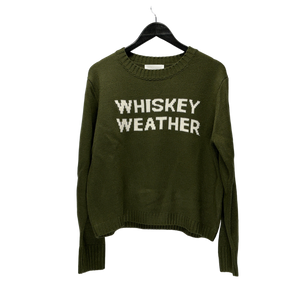 Olive Whiskey Weather Sweater