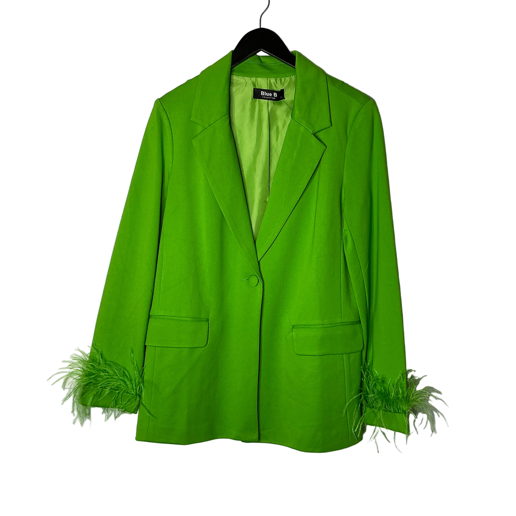 Blue B Lime Green Blazer