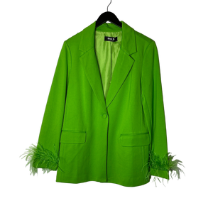 Blue B Lime Green Blazer