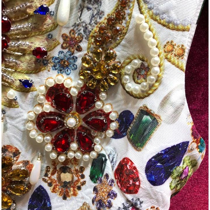 Radiant Gemstone A-Line Dress - Summer Luxury