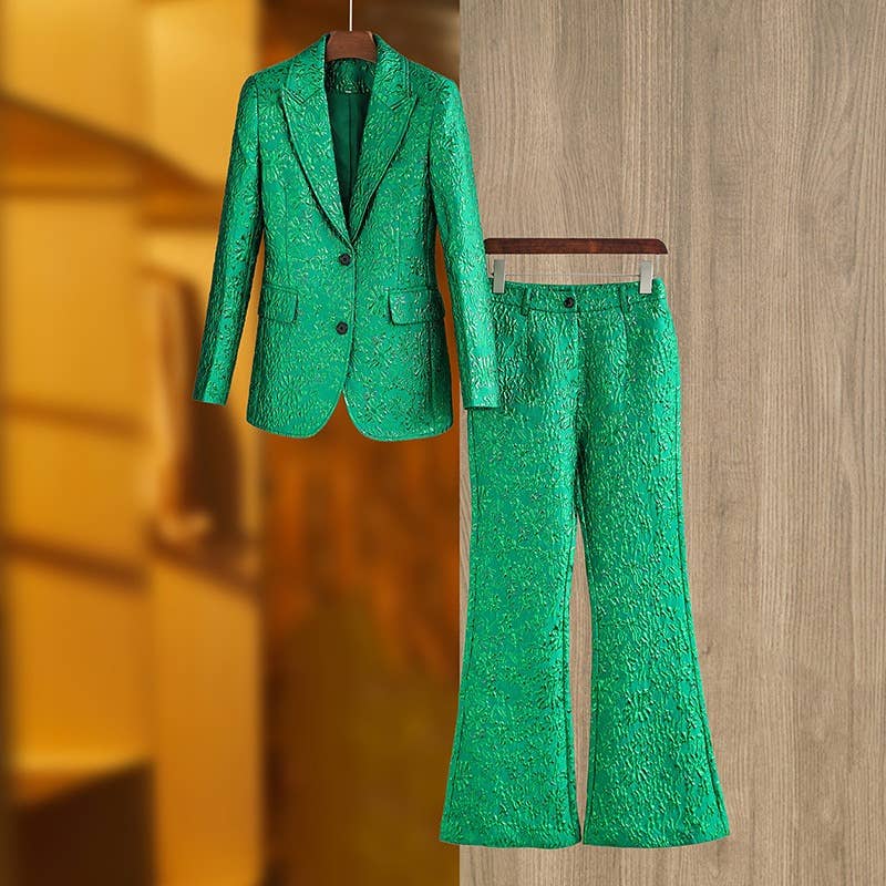 Luxury Jacquard Suit Set