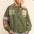 West Coast Rodeo Embroidered Bomber Jacket