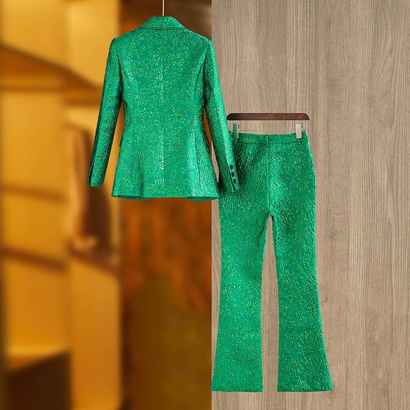 Luxury Jacquard Suit Set