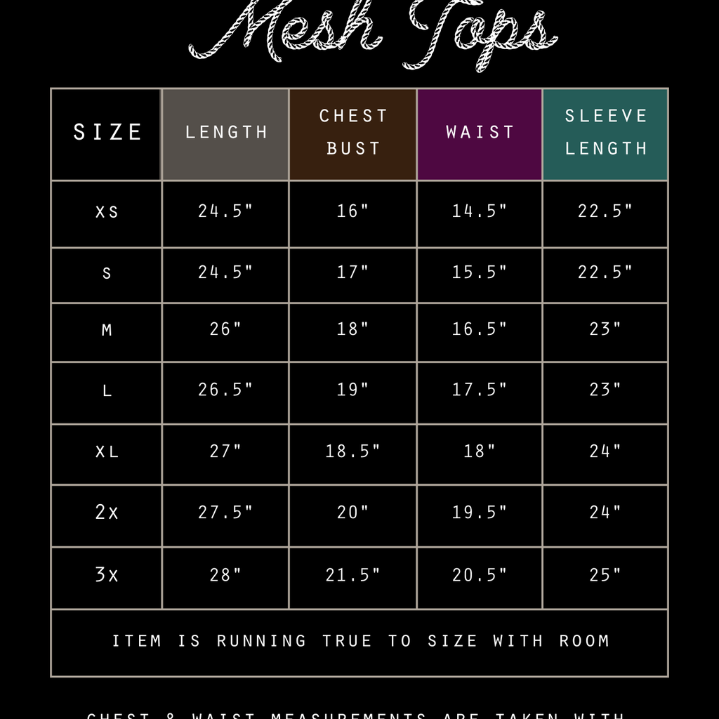 YEEHAW Mesh Top