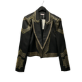 Balmain Black Embroidered Blazer