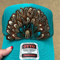 JADE FEATHER TRUCKER HAT
