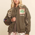 West Coast Rodeo Embroidered Bomber Jacket