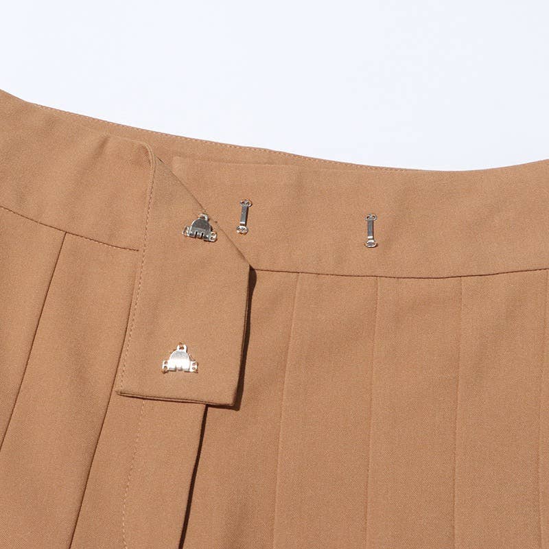 High-Waist Pleated Wide-Leg Pants - Summer Chic