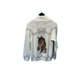 Horse Jacquard Shawl Knit Cardigan