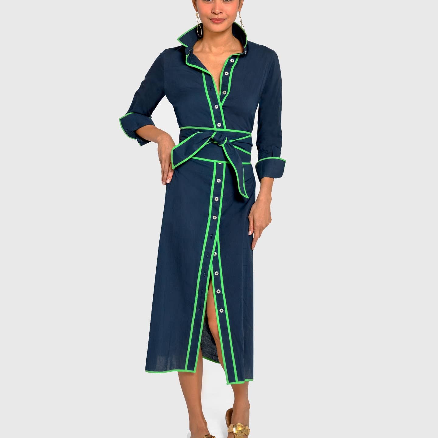 Shirt Tails Long Dress