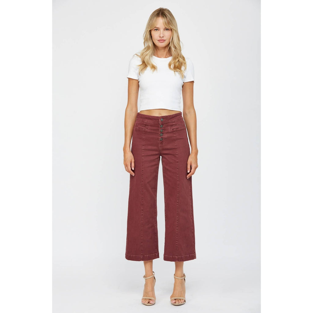 HIGH RISE WIDE CROP LEG