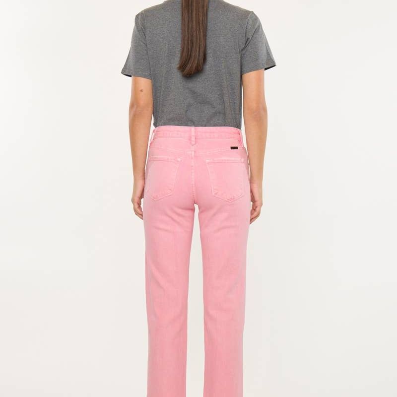 KanCan- Mid Rise Straight Pink