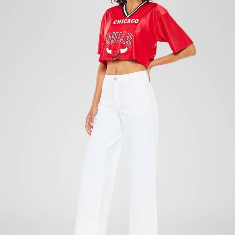 OPEN PACK HIGH RISE CROPPED WIDE LEG