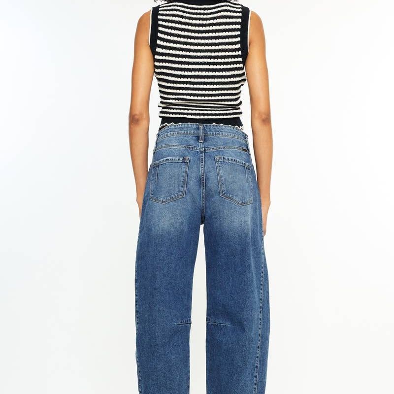 LOW SLUNG HORSESHOE FIT JEANS