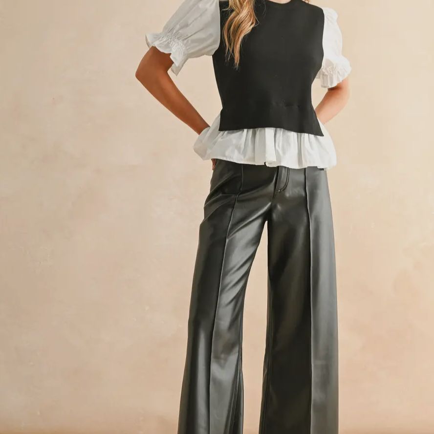 Front Pleater Straight Pants