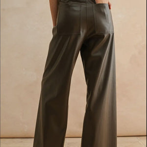 Front Pleater Straight Pants