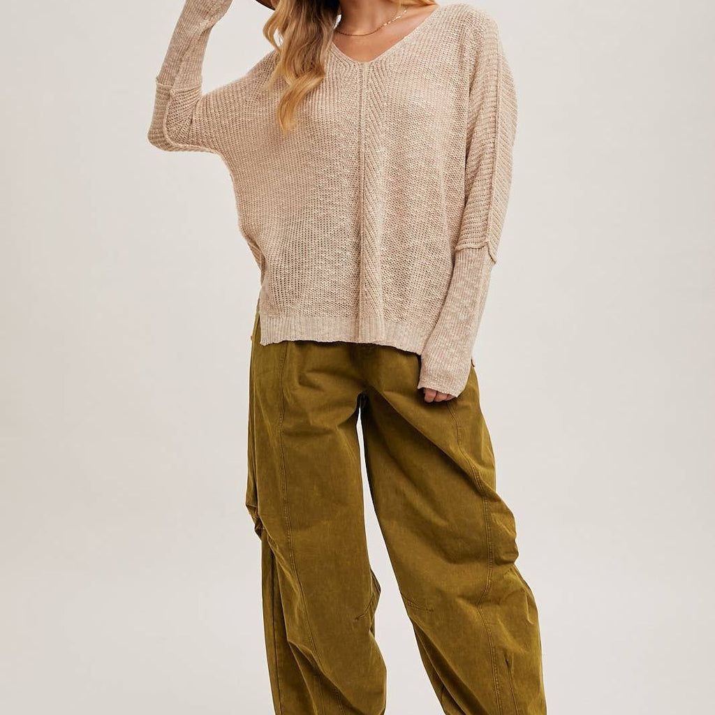 BILLOWY SILHOUETTE CHINO PANTS