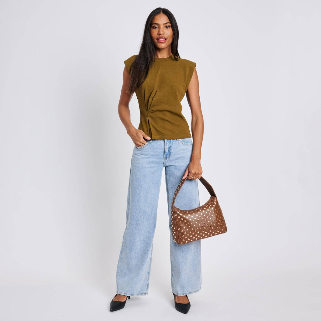 Rebel Studded Shoulder Bag