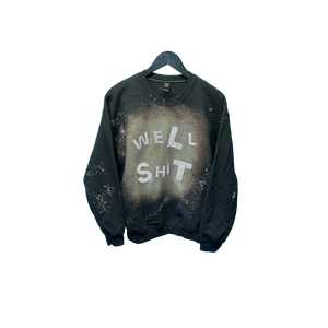 Blingy WELL SH*T on black SB Fleece