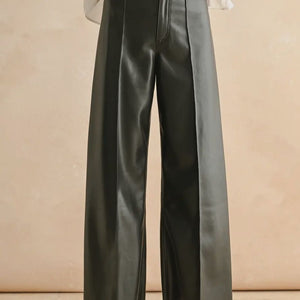 Front Pleater Straight Pants