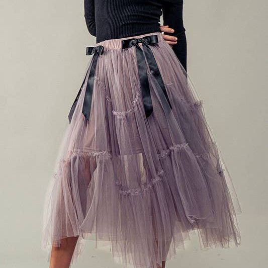 Crystal Gaze Tulle Skirt