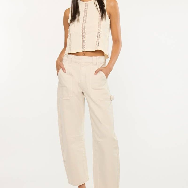 LOW SLUNG BARREL FIT JEANS-KC2616EC