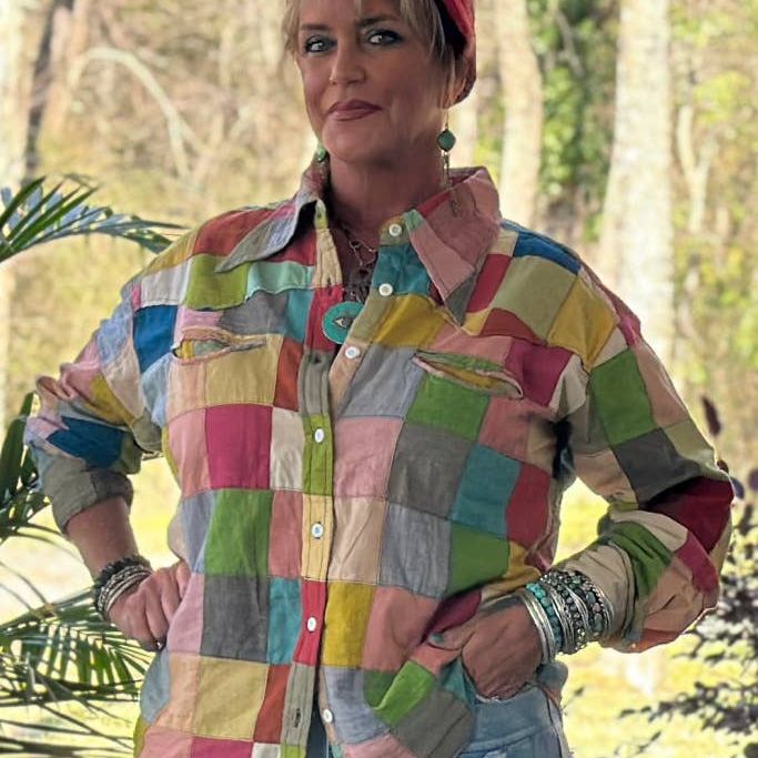 To The Point Shirt - Patchwork