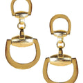 Horsebit - Gold Earring