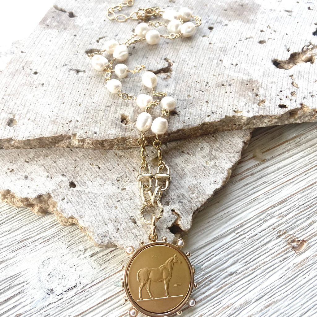 Horse coin equestrian jewelry derby boutique salon
