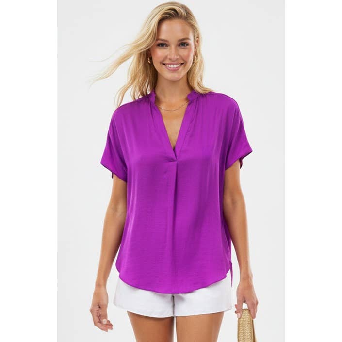 Drop Shoulder Regular Blouse