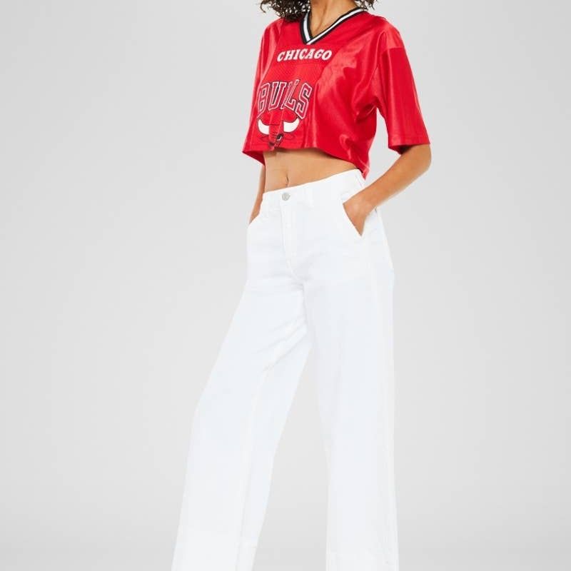 OPEN PACK HIGH RISE CROPPED WIDE LEG
