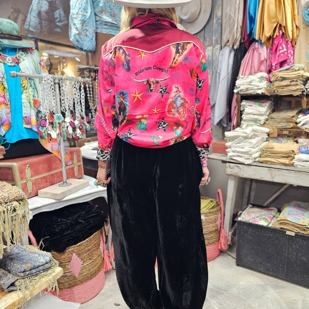 Ride'em Cowgirl Satin Shirt