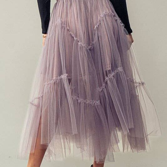 Crystal Gaze Tulle Skirt