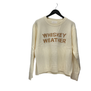 Cream Whiskey Weather Knit Sweater