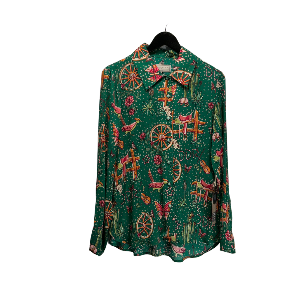 Double D Ranch Rhinestone Suits and Cowboy Boots Blouse