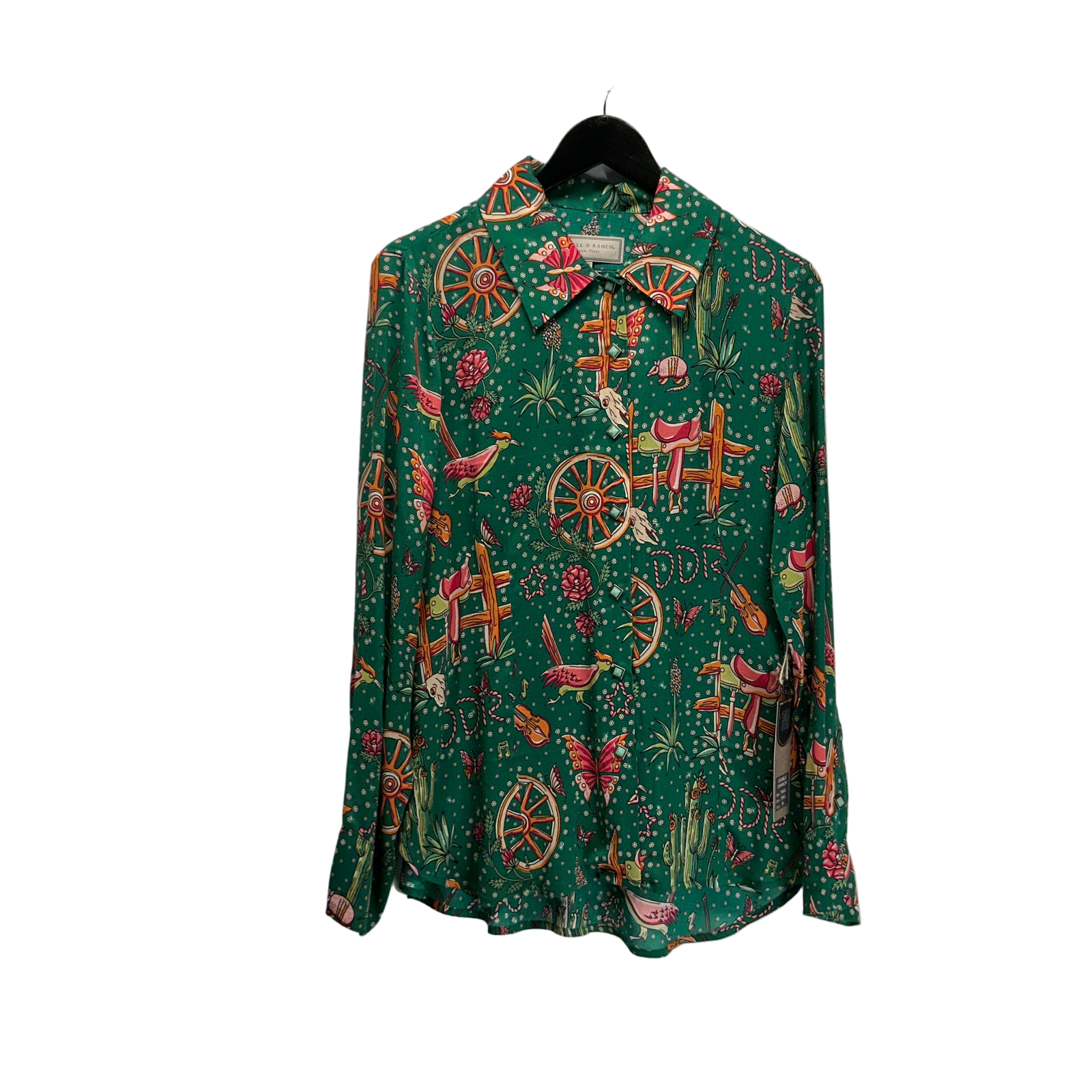 Double D Ranch Rhinestone Suits and Cowboy Boots Blouse