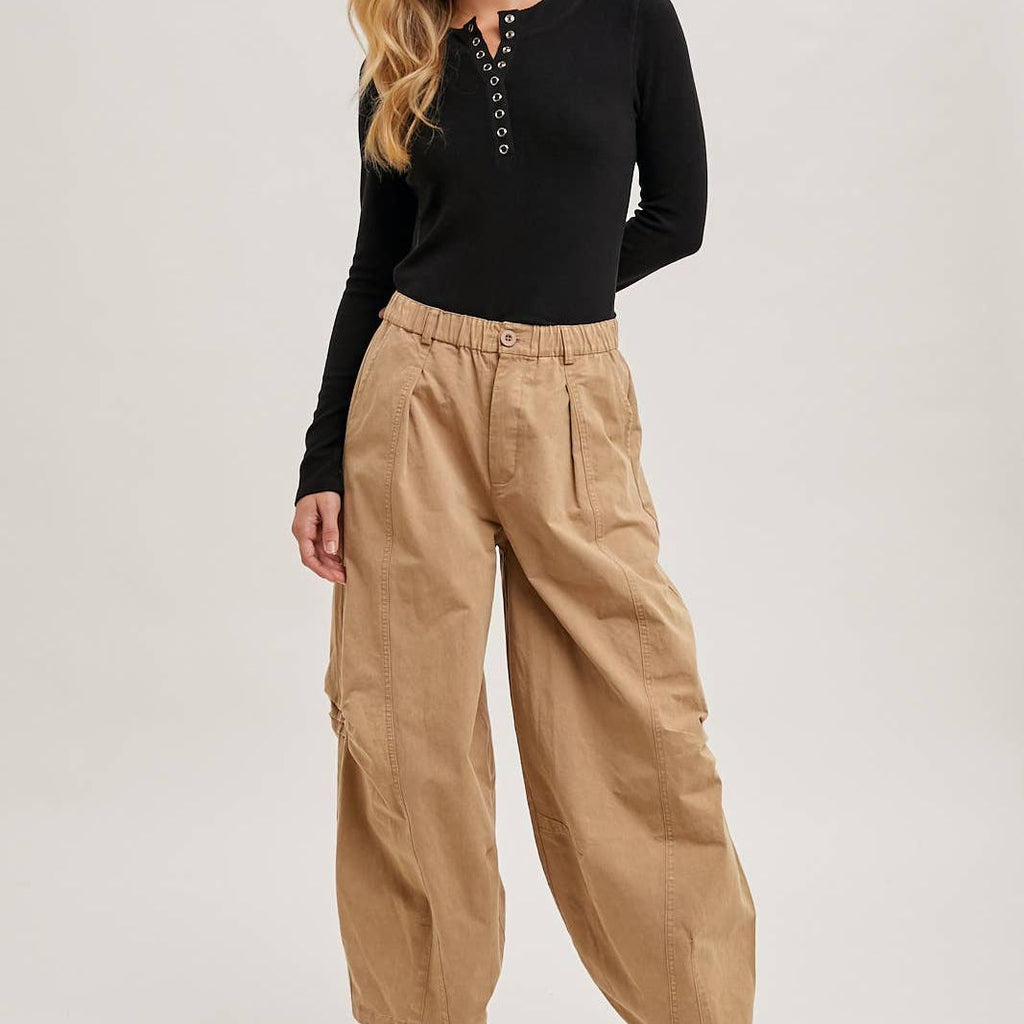 BILLOWY SILHOUETTE CHINO PANTS