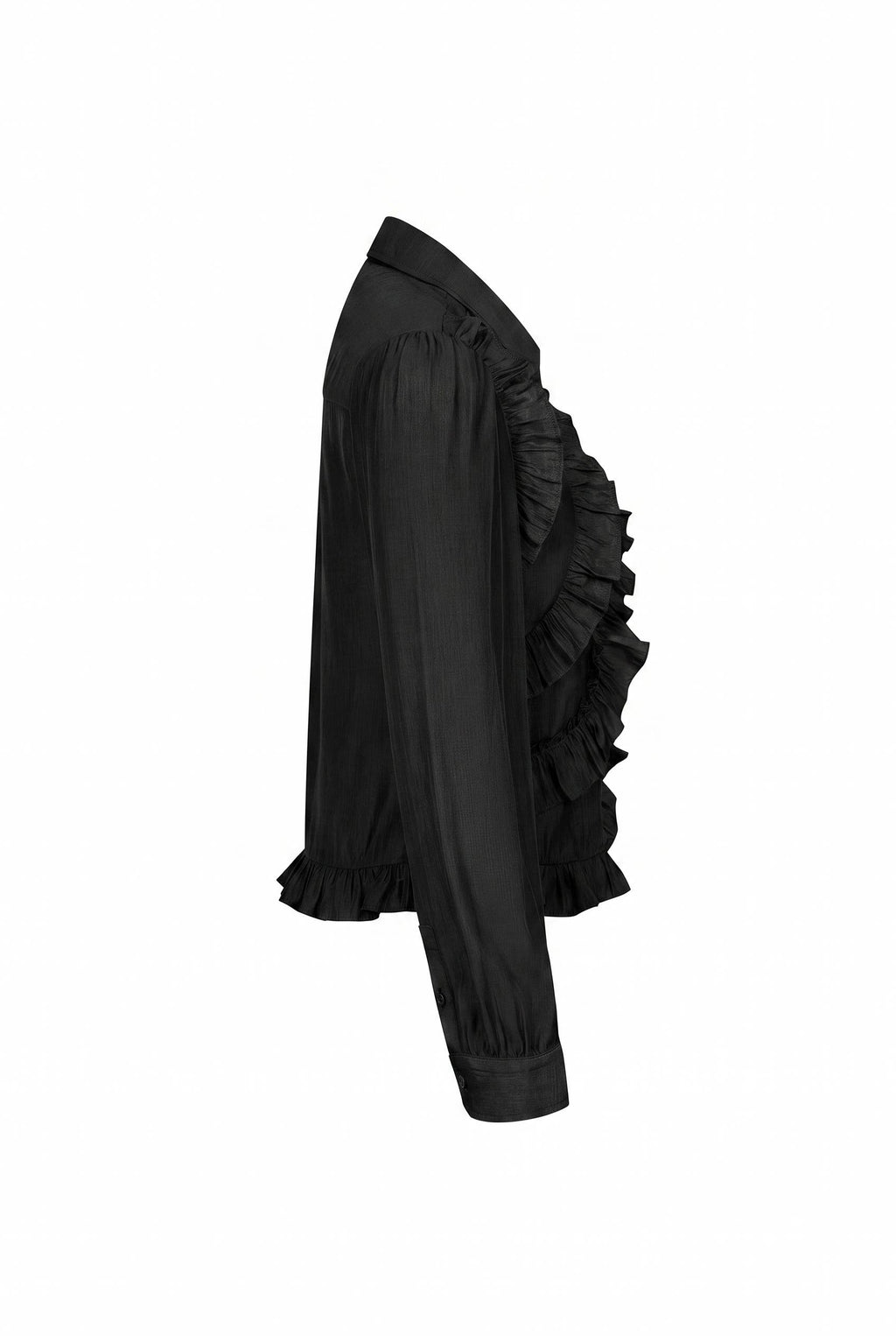 Celia Long Sleeve Ruffle Blouse