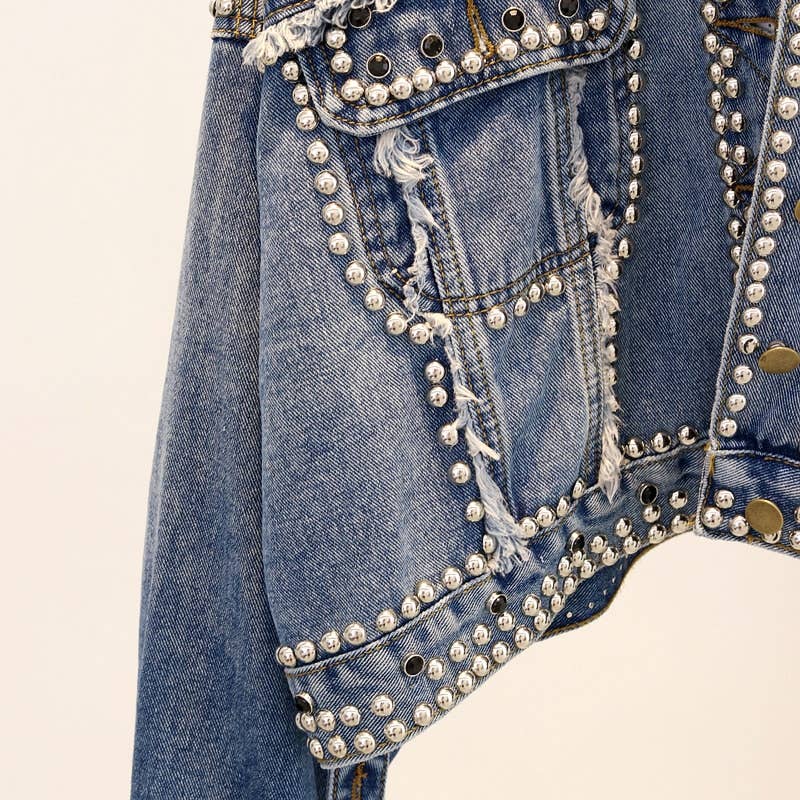 Studded Jean Jacket
