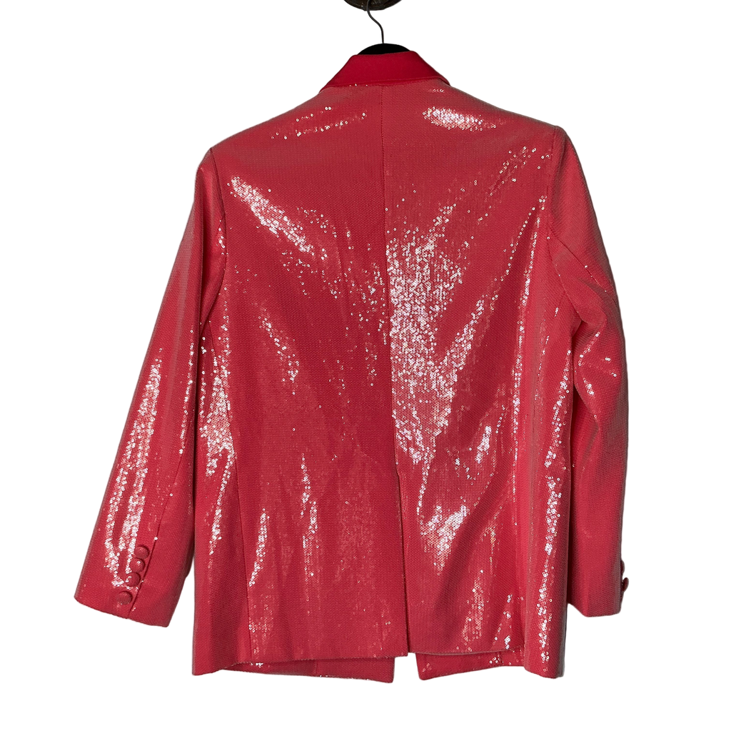 Hot Pink Sequin Blazer