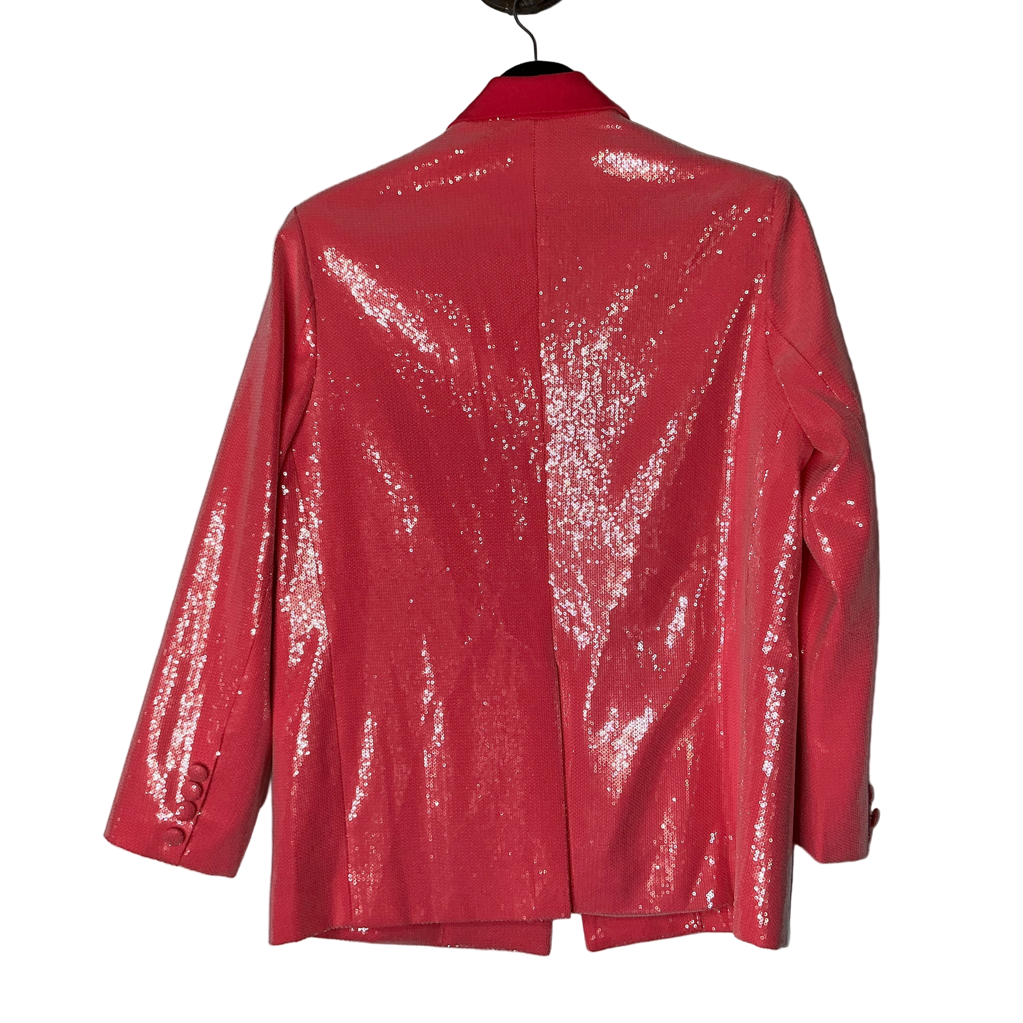 Hot Pink Sequin Blazer