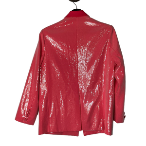 Hot Pink Sequin Blazer