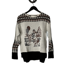 Cowgirl Knit Sweatshirt