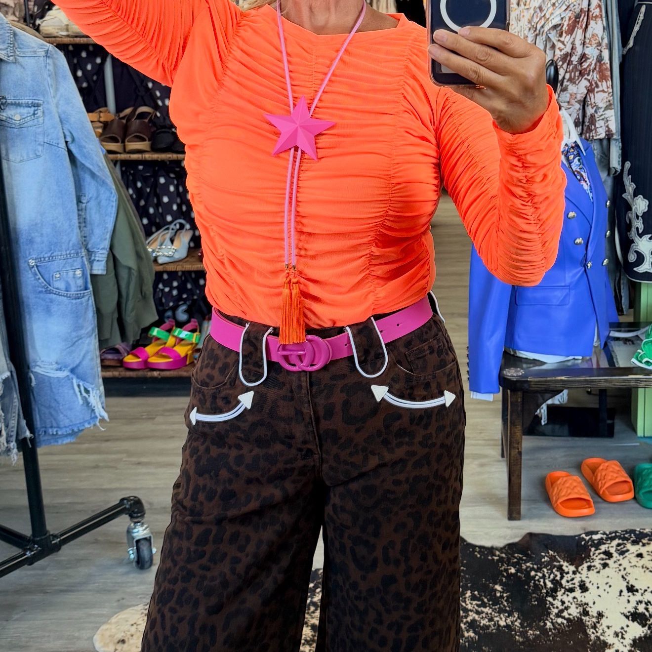 Howdy Hanny Leopard Jeans