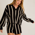 STRIPED SWEATER PULLOVER